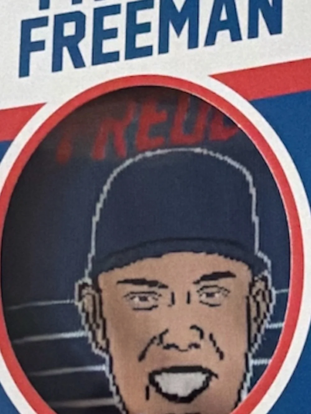 Strideline Freddie Freeman‎ MLBPA Premium Knit Crew Socks Blue White Red New